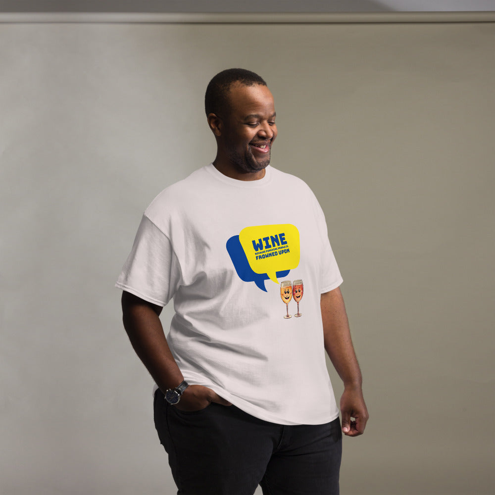 Wine against Violence - Men's T-Shirt